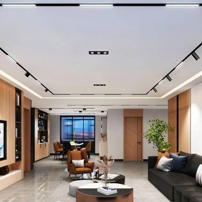 Modern Metal Track Light System Magnetic Mount View 20