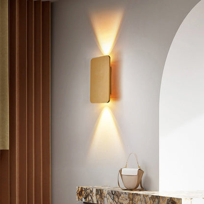 Modern Metal Wall Lamp LED Dual Aperture Alternate