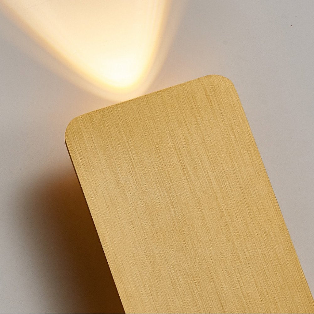Modern Metal Wall Lamp LED Dual Aperture Close Up