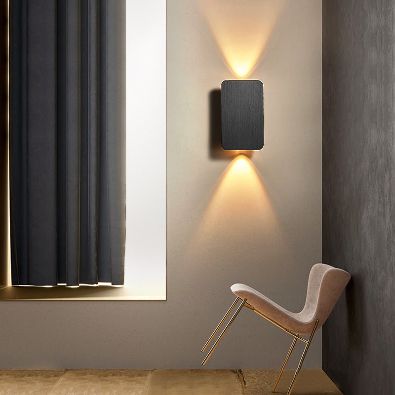 Modern Metal Wall Lamp LED Dual Aperture Side