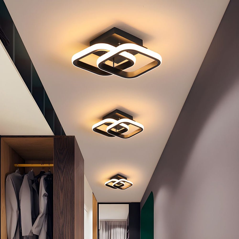 Modern Metal White LED Ceiling Light Alternate