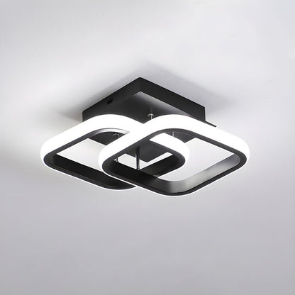 Modern Metal White LED Ceiling Light Full