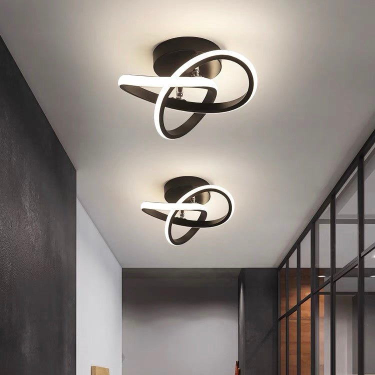 Modern Metal White LED Ceiling Light Hero