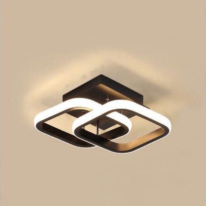 Modern Metal White LED Ceiling Light View 11