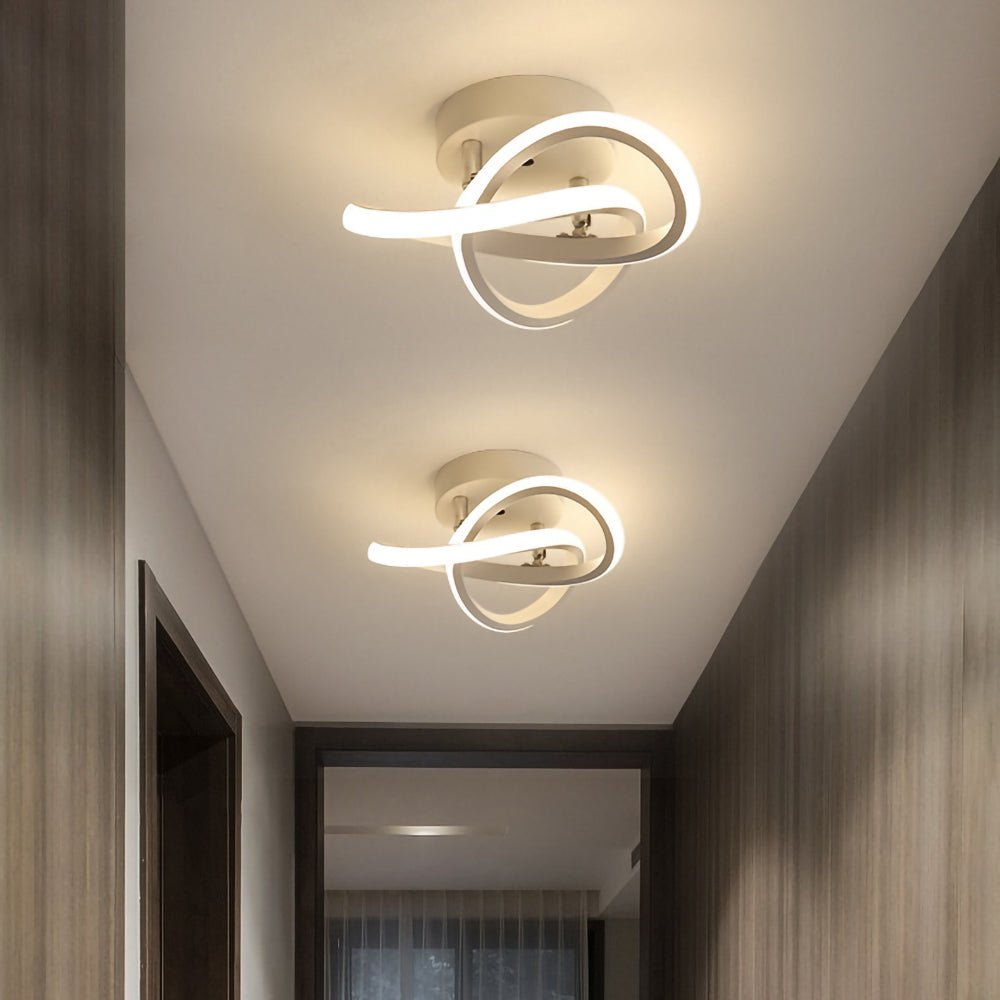 Modern Metal White LED Ceiling Light View 15
