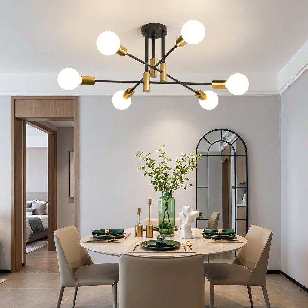Modern Nordic Black Ceiling Lights View 12