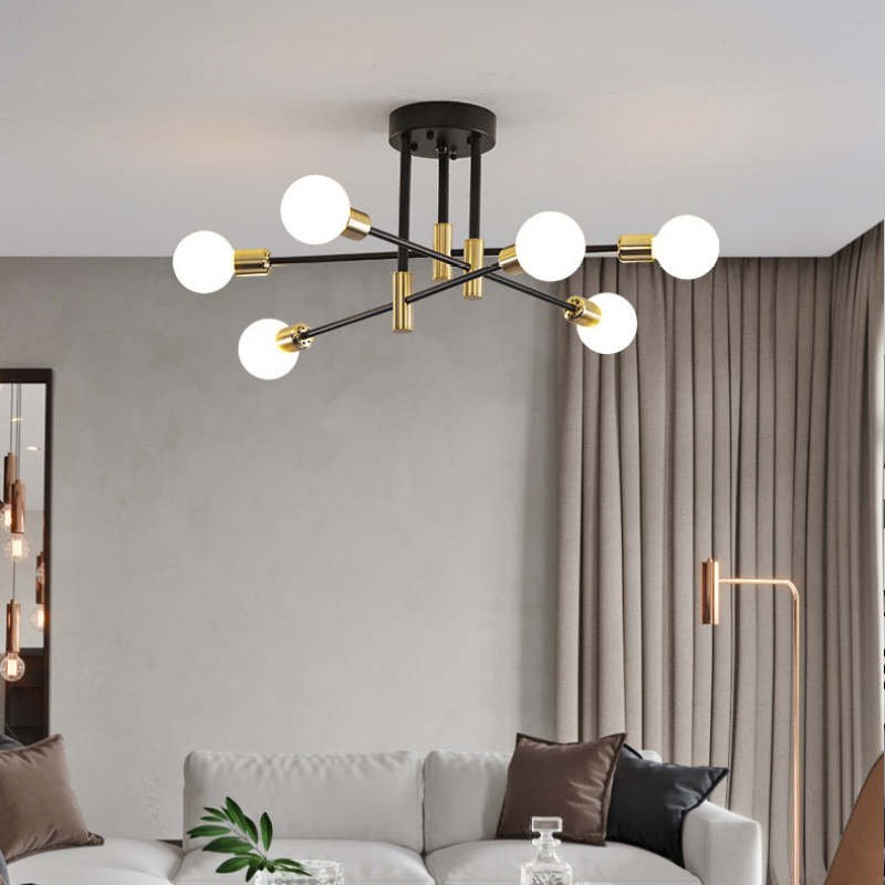 Modern Nordic Black Ceiling Lights View 13