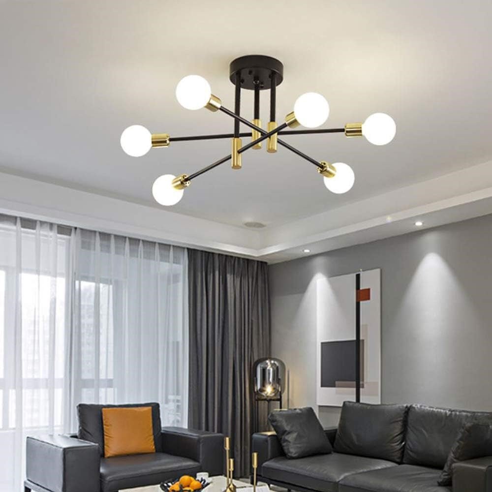 Modern Nordic Black Ceiling Lights View 14