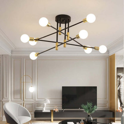 Modern Nordic Black Ceiling Lights View 16