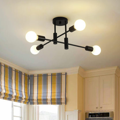 Modern Nordic Black Ceiling Lights View 19