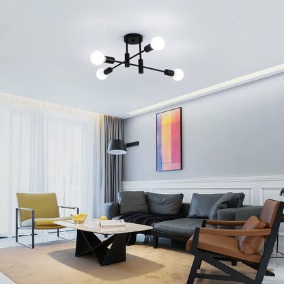 Modern Nordic Black Ceiling Lights View 21