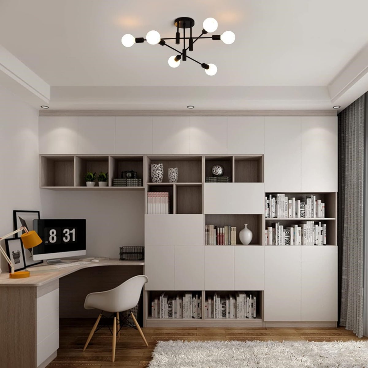 Modern Nordic Black Ceiling Lights View 25