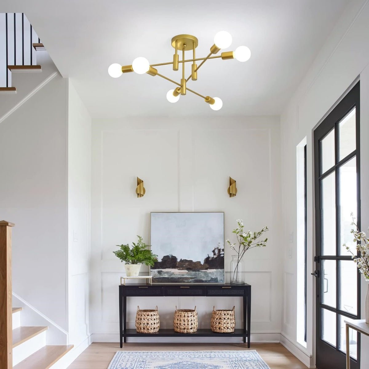 Modern Nordic Black Ceiling Lights View 33