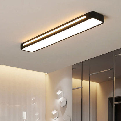 Modern Nordic Minimalist Long LED Ceiling Lighting Alternate