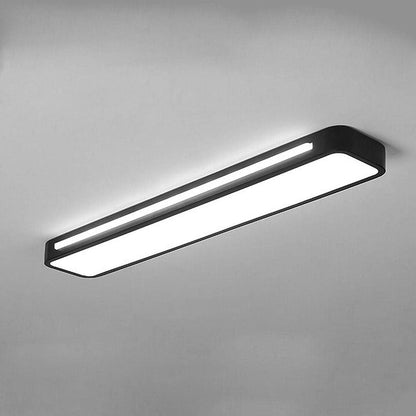 Modern Nordic Minimalist Long LED Ceiling Lighting Angle