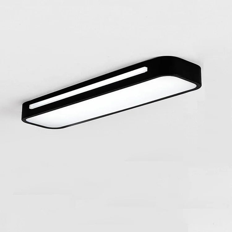 Modern Nordic Minimalist Long LED Ceiling Lighting Back