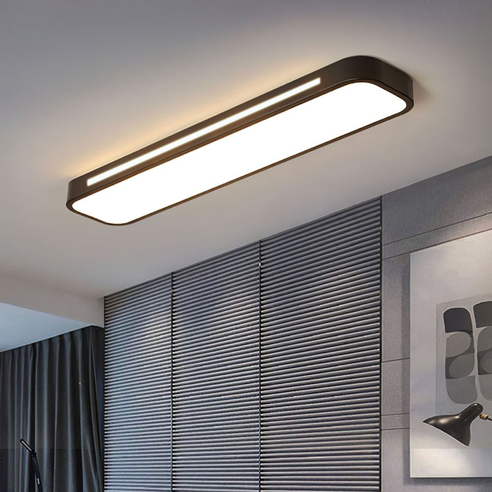 Modern Nordic Minimalist Long LED Ceiling Lighting View 11