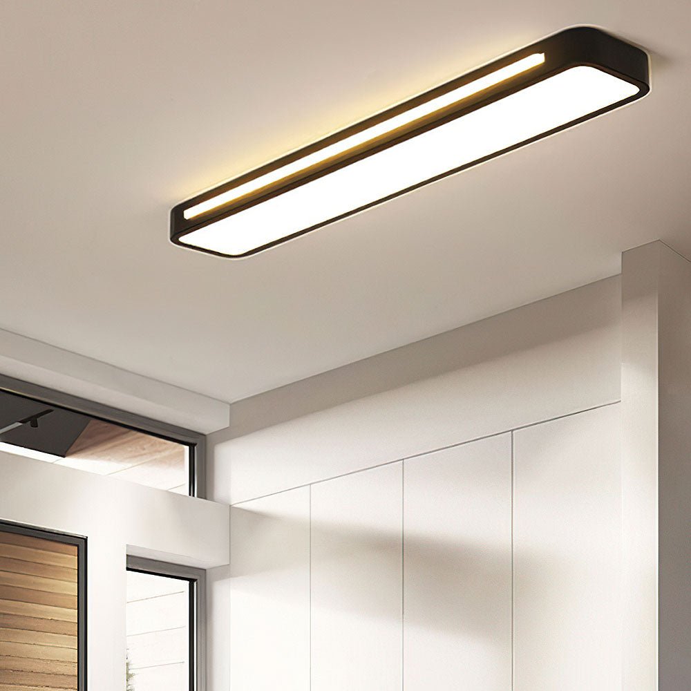 Modern Nordic Minimalist Long LED Ceiling Lighting View 12