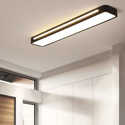 Modern Nordic Minimalist Long LED Ceiling Lighting View 12