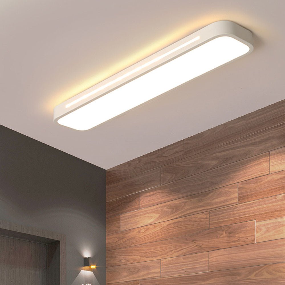 Modern Nordic Minimalist Long LED Ceiling Lighting View 18