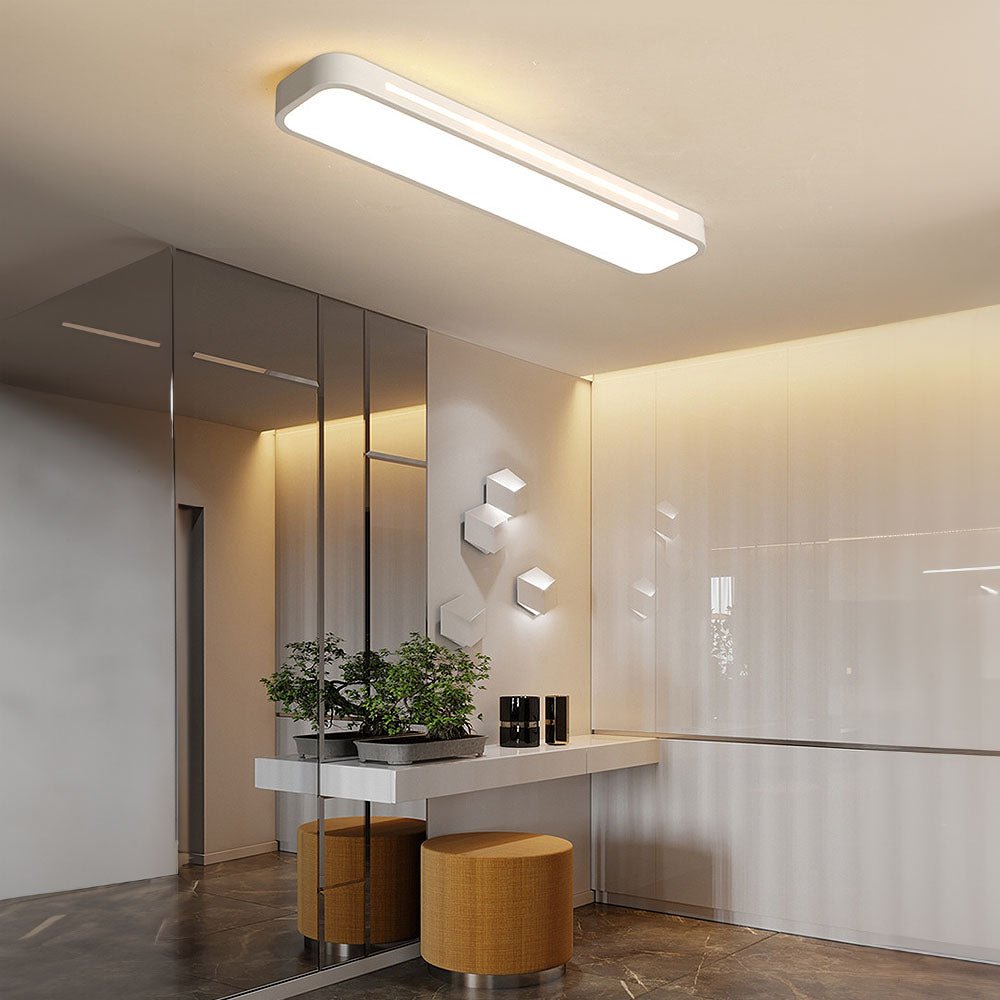 Modern Nordic Minimalist Long LED Ceiling Lighting View 21