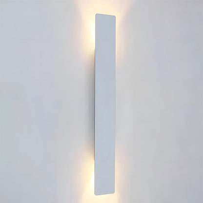 Modern Outdoor LED Wall Light Tall Panel View 22