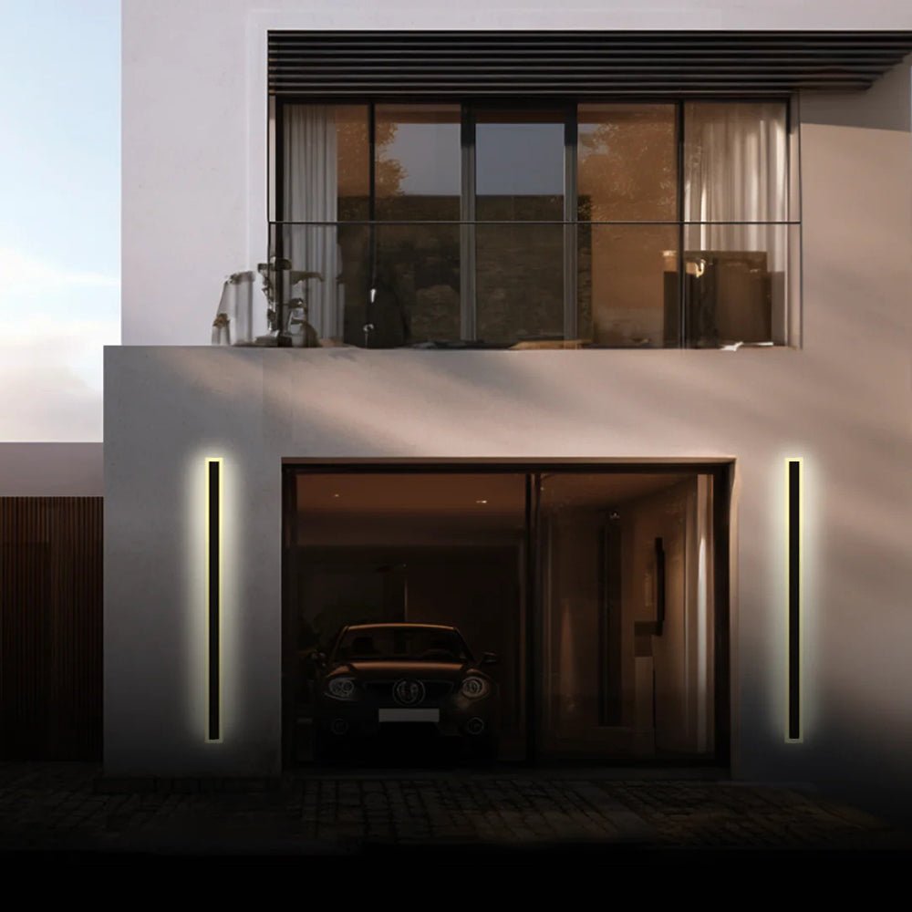 Modern Outdoor Wall Lamp LED Linear Bar Detail