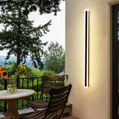 Modern Outdoor Wall Lamp LED Linear Bar Full