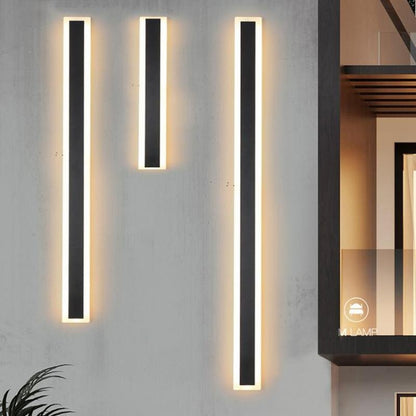 Modern Outdoor Wall Lamp LED Linear Bar View 15