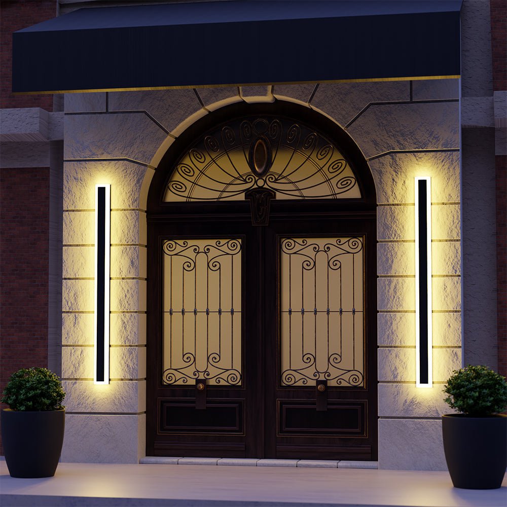 Modern Outdoor Wall Lamp LED Linear Bar View 19