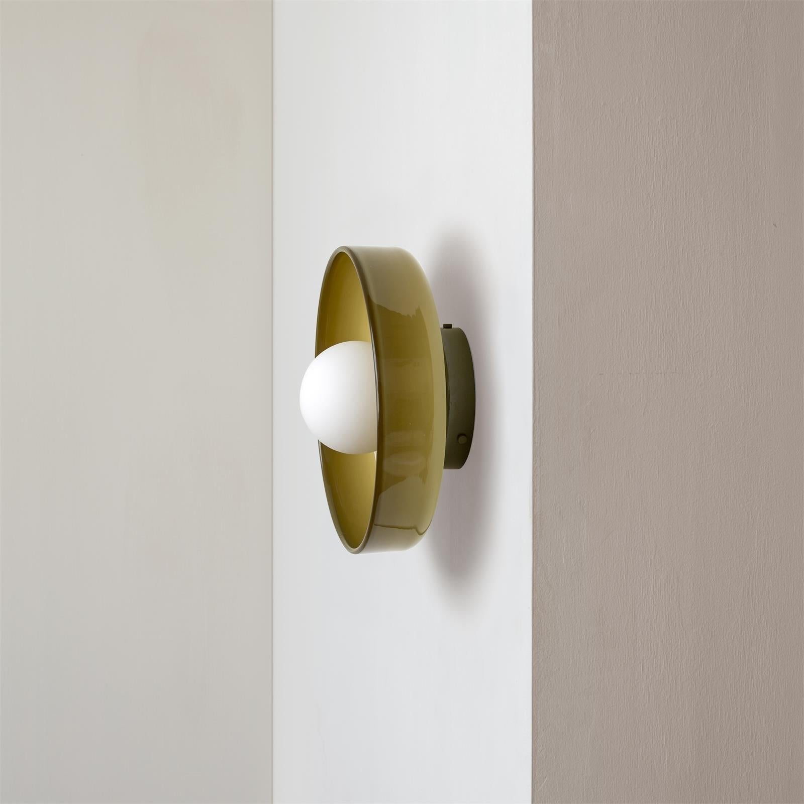 Modern Round Flush Mount Kitchen Flush Ceiling Light Back