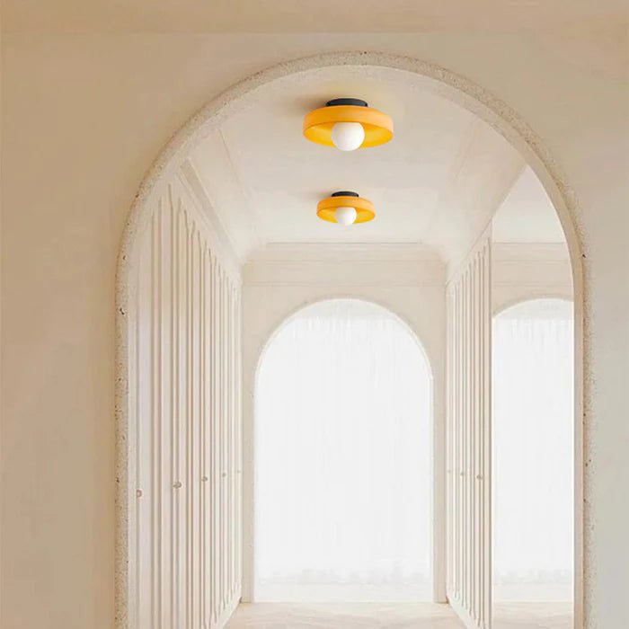 Modern Round Flush Mount Kitchen Flush Ceiling Light Full
