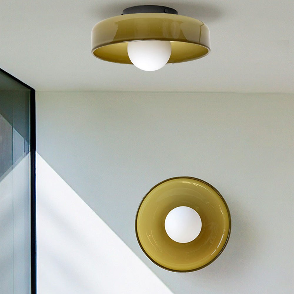 Modern Round Flush Mount Kitchen Flush Ceiling Light Hero