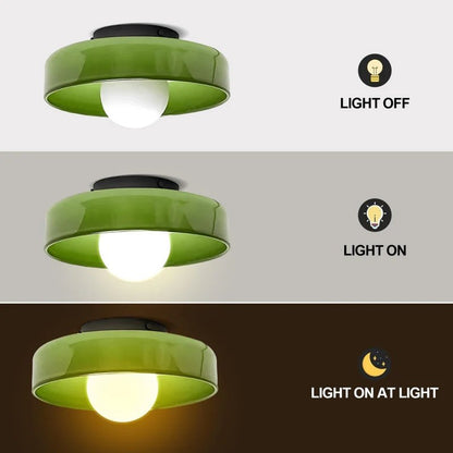 Modern Round Flush Mount Kitchen Flush Ceiling Light View 20