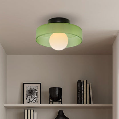 Modern Round Flush Mount Kitchen Flush Ceiling Light View 23