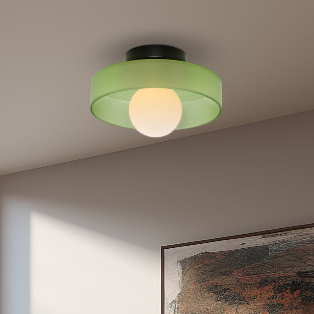 Modern Round Flush Mount Kitchen Flush Ceiling Light View 24
