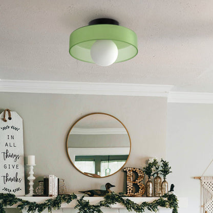 Modern Round Flush Mount Kitchen Flush Ceiling Light View 25