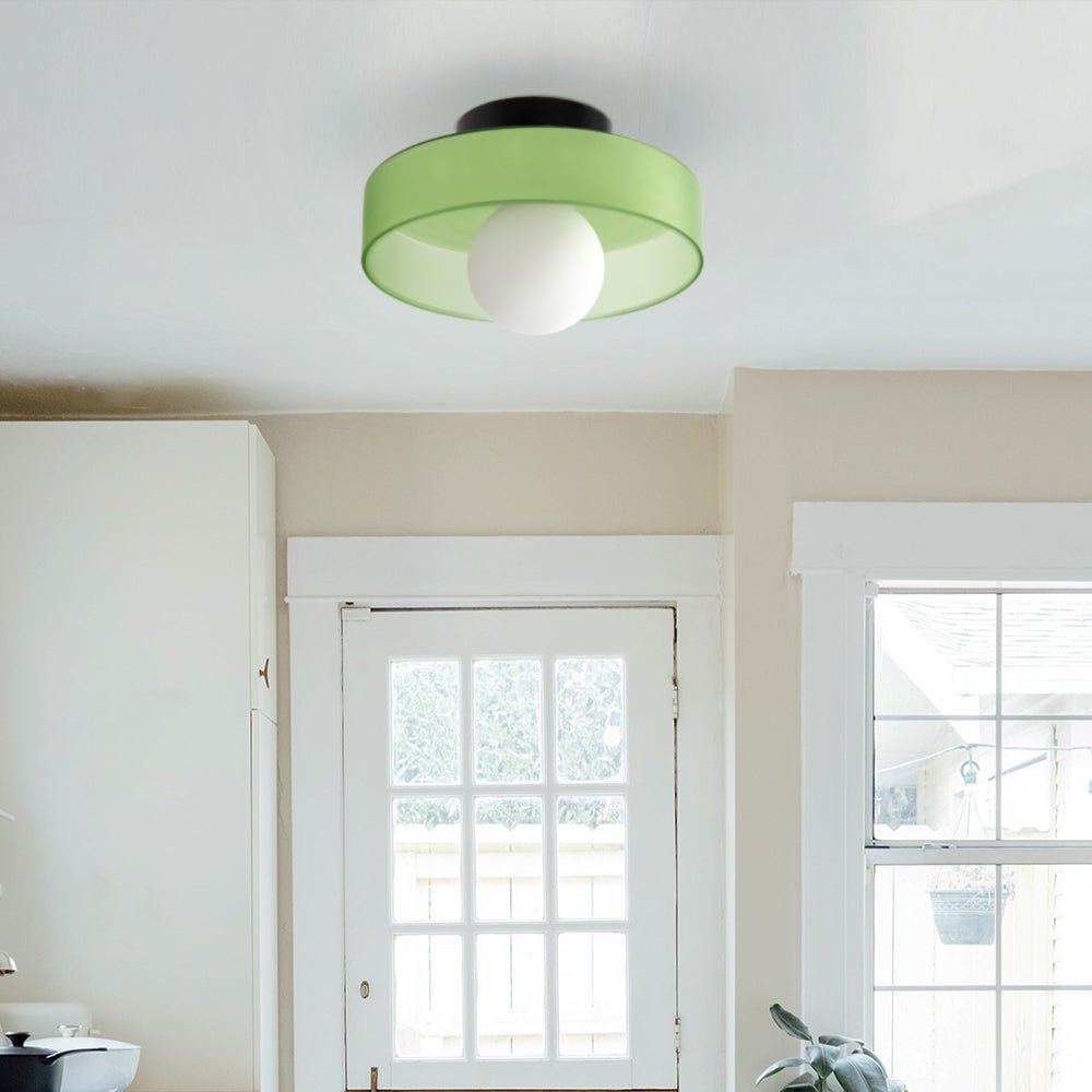 Modern Round Flush Mount Kitchen Flush Ceiling Light View 26