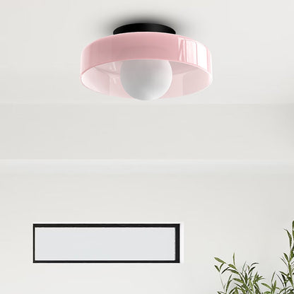 Modern Round Flush Mount Kitchen Flush Ceiling Light View 31