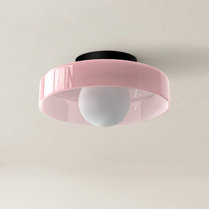 Modern Round Flush Mount Kitchen Flush Ceiling Light View 32