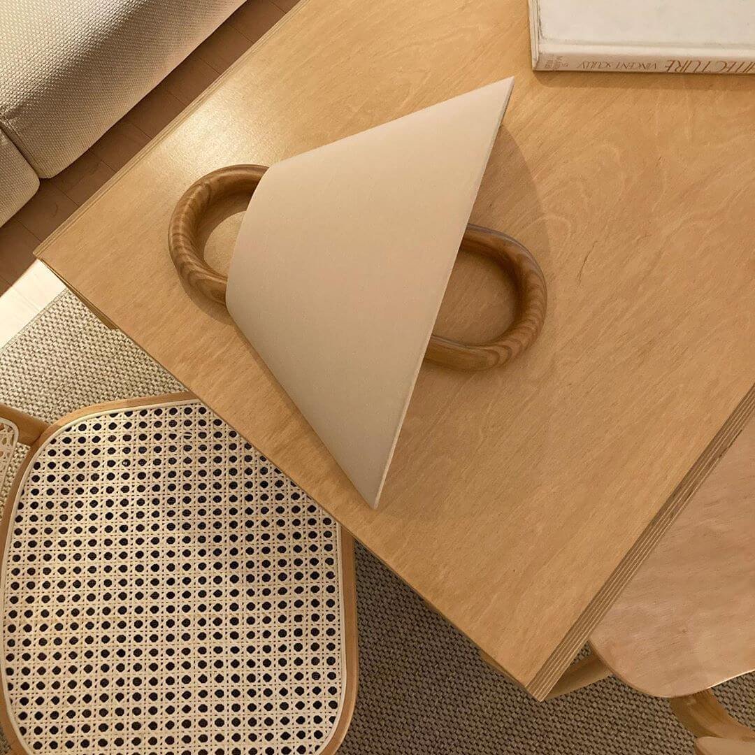 Modern Solid Wood Wall Sconce Pleated Semi-Circle Shade View 27