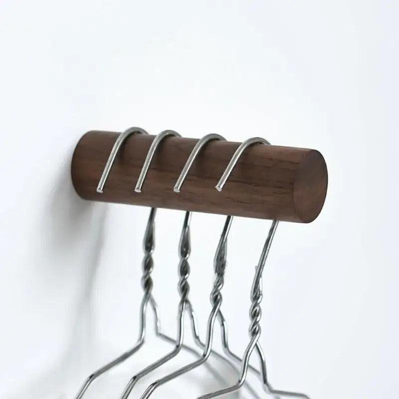 Modern Timber Angular Wall Hook Angled Peg Close Up