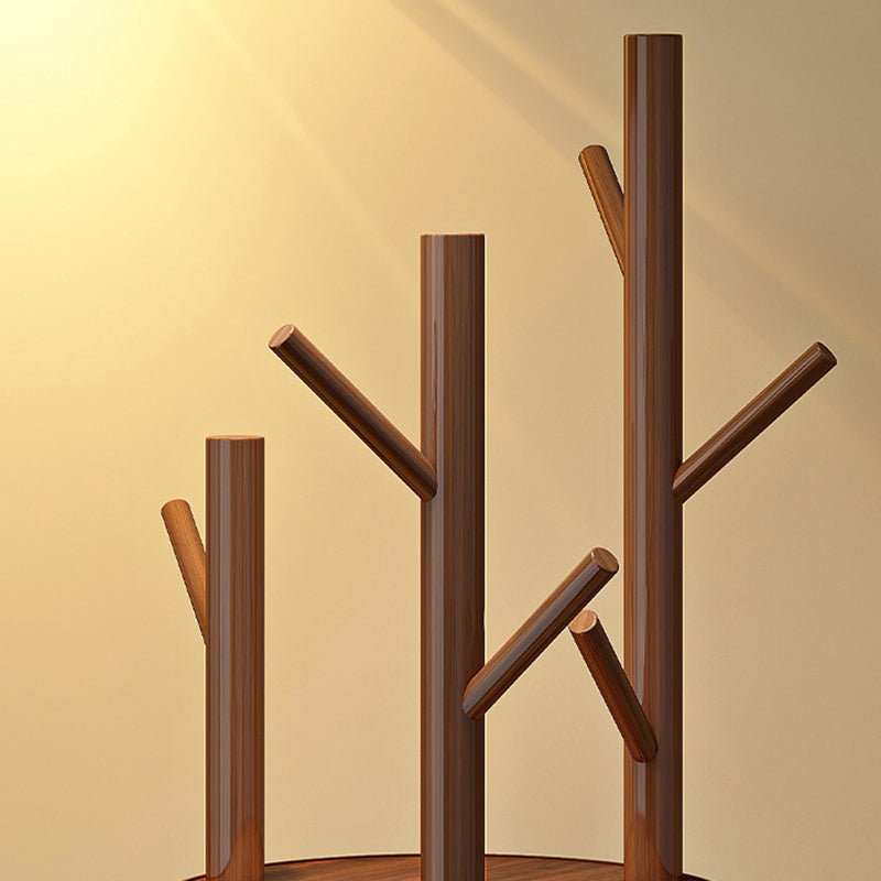 Modern Timber Coat Rack Tree Branch Stand Full