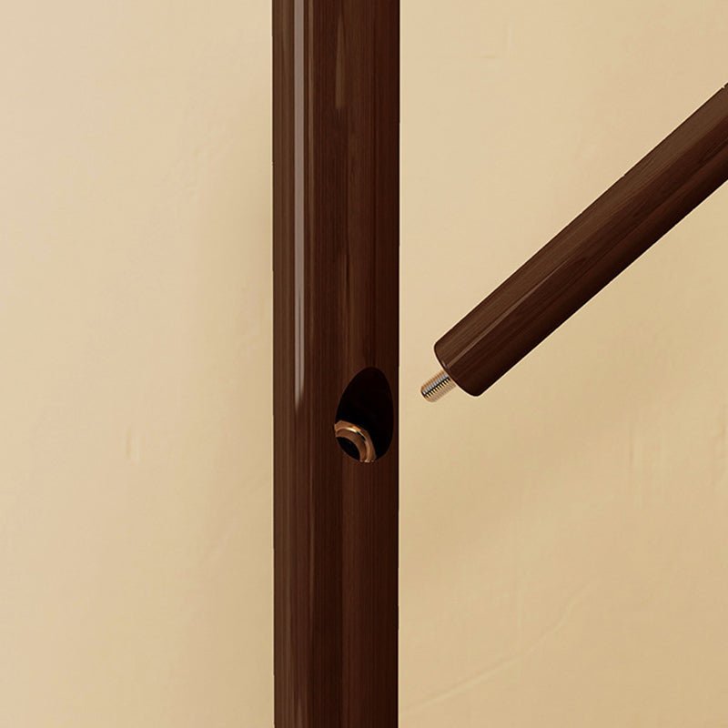 Modern Timber Coat Rack Tree Branch Stand View 12