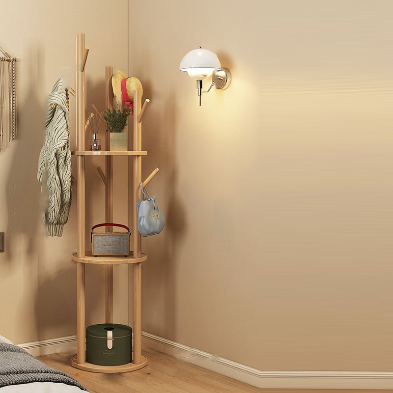 Modern Timber Coat Rack Tree Branch Stand View 14