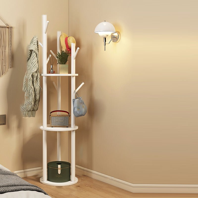 Modern Timber Coat Rack Tree Branch Stand View 15