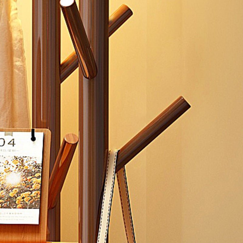 Modern Timber Coat Rack Tree Branch Stand View 16