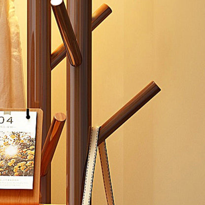 Modern Timber Coat Rack Tree Branch Stand View 16