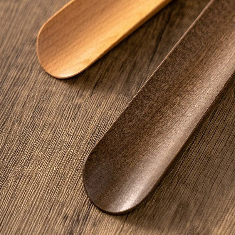 Modern Timber Wall Mounted Shoe Horn Collapsible Lifestyle