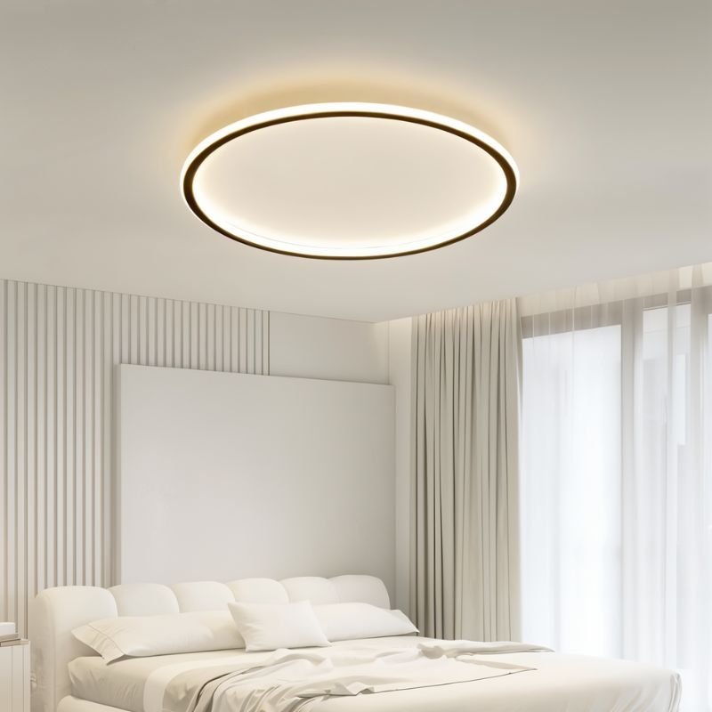 Modern Ultra-thin Round Low Ceiling Light Angle